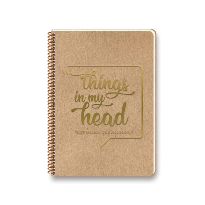 KESKİN FUNKY SPİRALLİ SERT KAPAK DEFTER 17x24 ÇİZGİLİ 100 YAPRAK (418011)