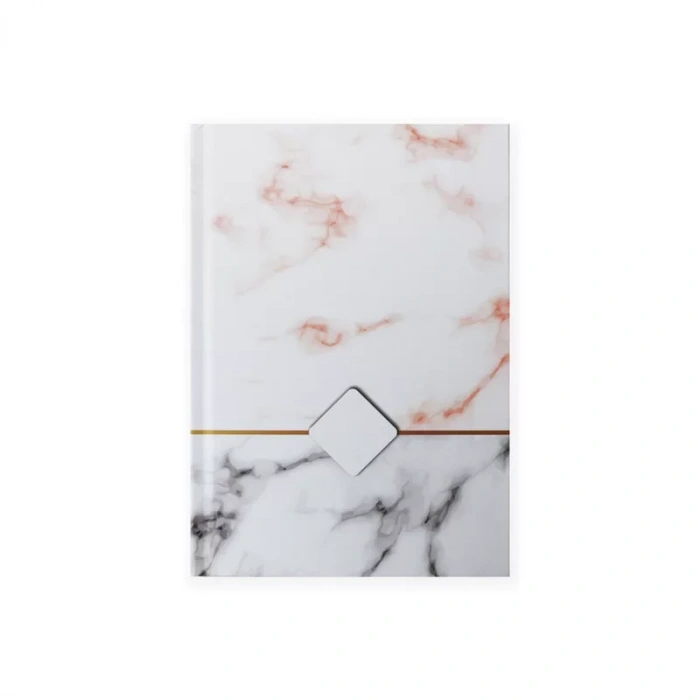 Keskin Marble Ciltli Defter 14x20 Çizgili 64 Yaprak (414641)