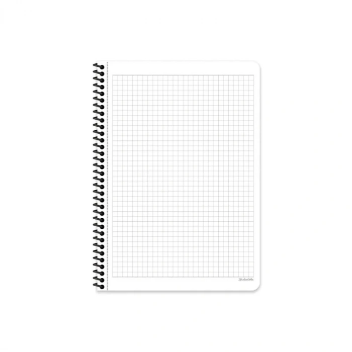 KESKİN OUTDOOR SPİRALLİ SERT KAPAK DEFTER 17x24 KARELİ 80 YAPRAK KAHVE (411011)