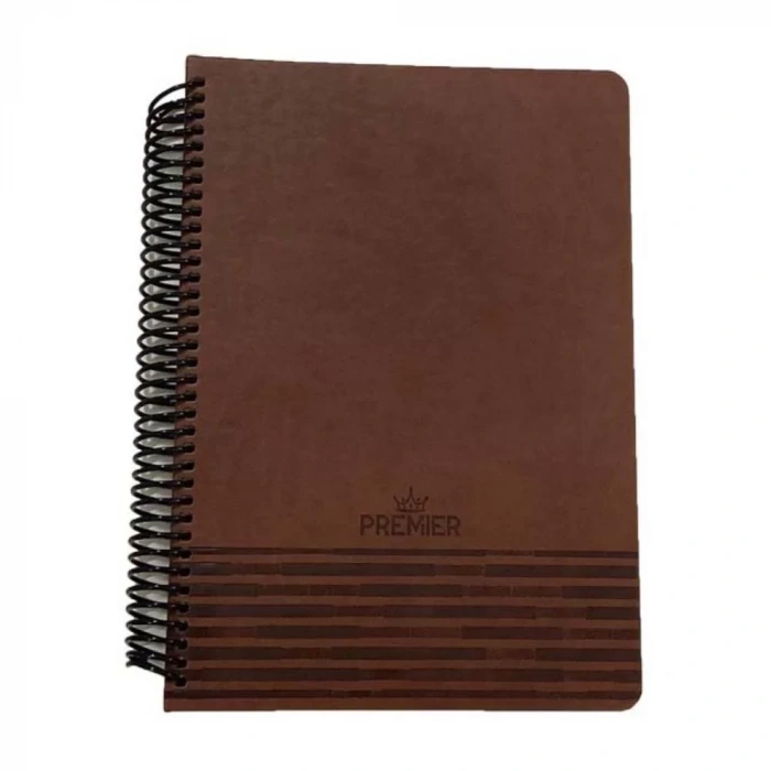 Keskin Premier Sert Kapak Defter 17x24cm 120yp Kareli