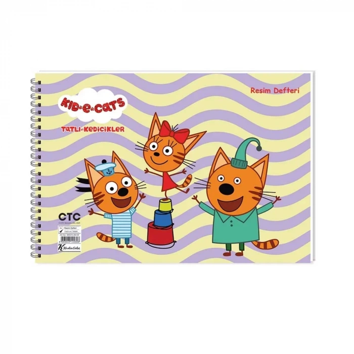 Keskin Resim Defteri 25x35cm 15yp Tatlı Kedicikler 300215-80