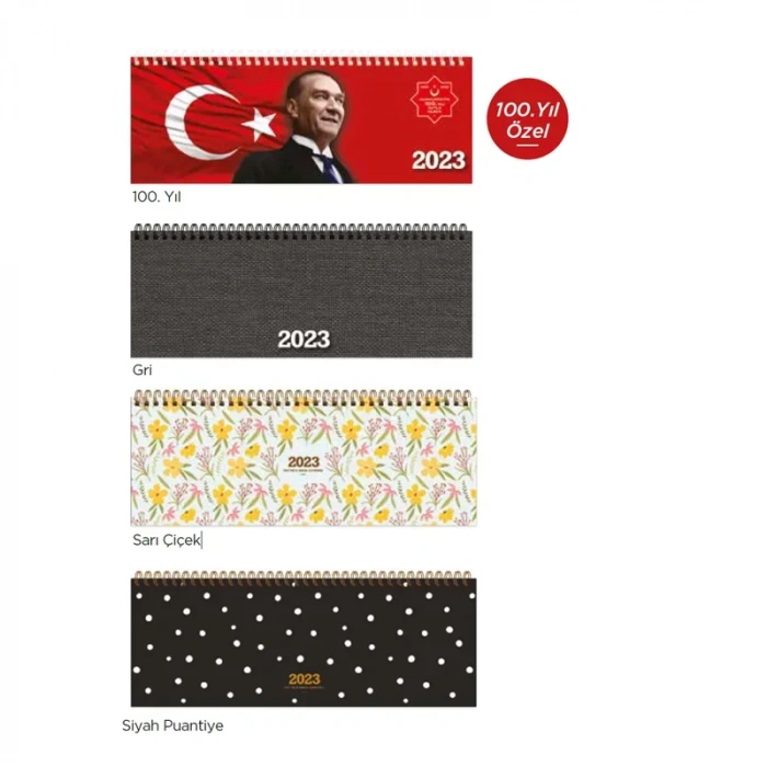 KESKİN TAKVİM AJ-65 12x34 HAFTALIK SPİRALLİ MASA TAKVİMİ