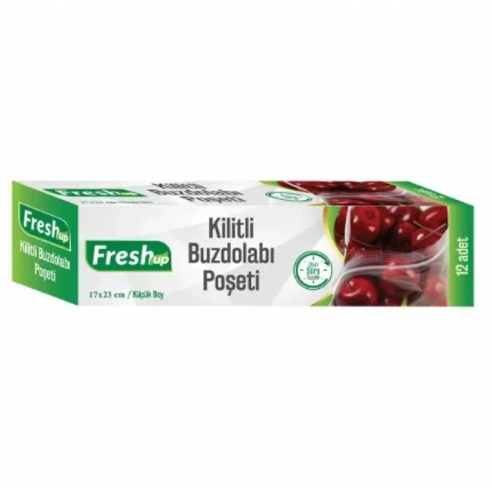 Kilitli Buzdolabı Poşeti Küçük Boy (12 Adet)