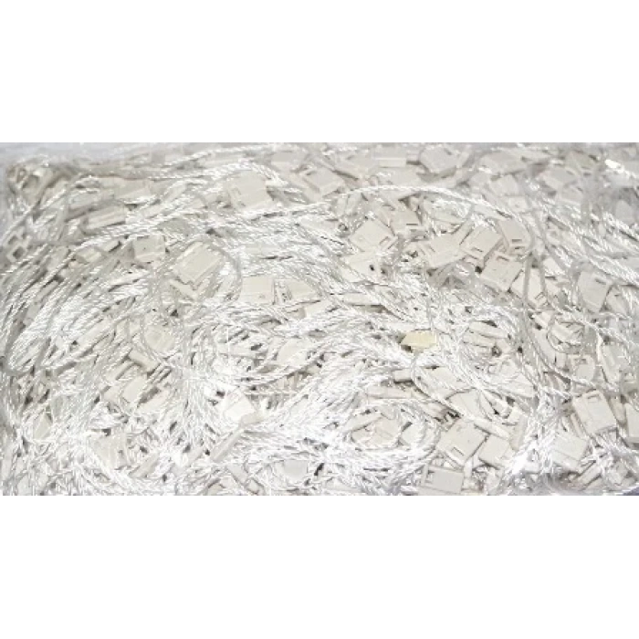 Kilitli Etiket İpi Beyaz Renk