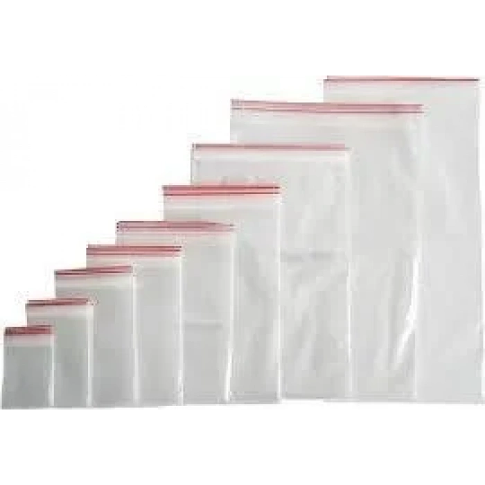 Kilitli Naylon Poşet Şeffaf Ambalaj 5x5 100 Adet