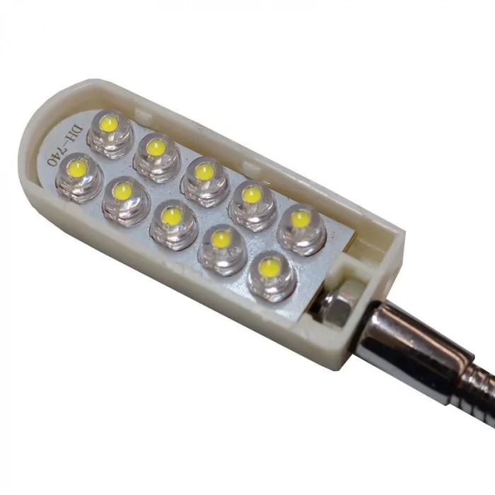 Kingstar Çift Sıra 10lu Mıknatıslı Spiralli Led Makina Lambası