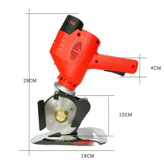 Kingstar Dc-100 Şarjlı Yuvarlak Gazlı Bez Kesim Makinası