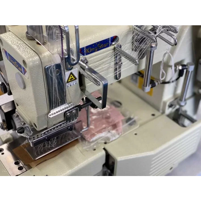 Kingstar JT-4412-PMD-UTC Burunlu 12 İğne Havalı İplik Kesicili Zincir Dikiş Makinası