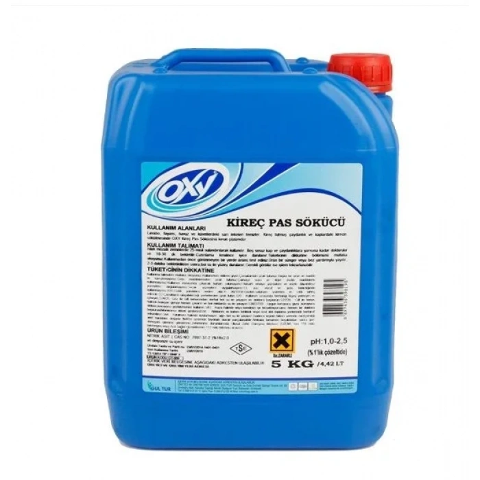 Kireç ve Pas Çözücü 5 Kg ( 4 Adet )