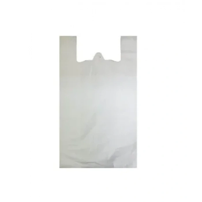 Kirli Beyaz Atlet Poşet Battal Boy 35x70 Cm ( 20 Kg )