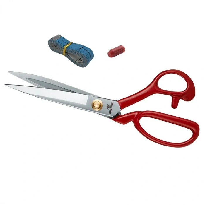 Kırmızı Saplı Paslanmaz Çelik Somunlu 9inç Makas / HS-1094 (9)