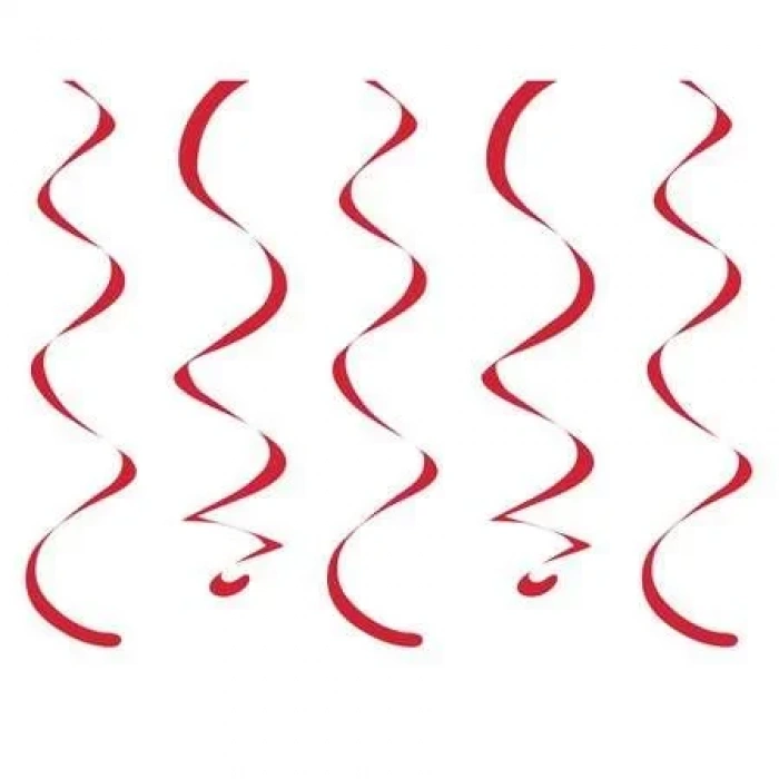 Kırmızı Süs Dalgası 10 Adet 45 cm