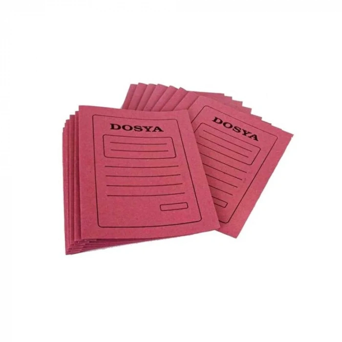 Km Tam Kapak Karton Pembe Dosya 50li Paket