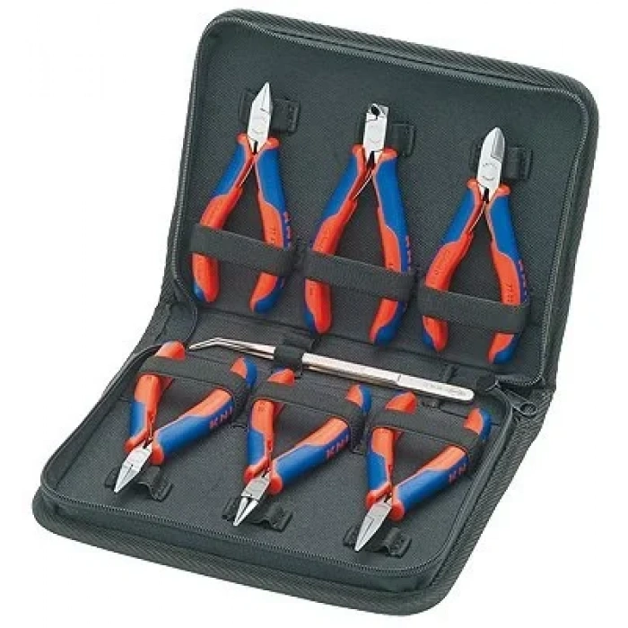 Knipex 00 20 16 ELEKTRONİKÇİ PENSE SETİ 6 PARÇA - KNI002016