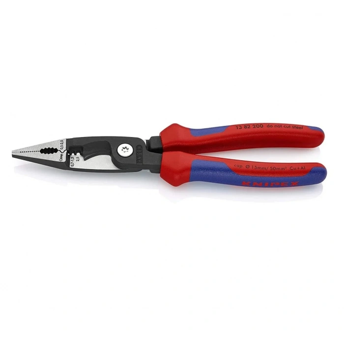 Knipex 13 82 Çok Fonksiyonlu Elektrikçi Pensesi 200 Mm - KNI1382200