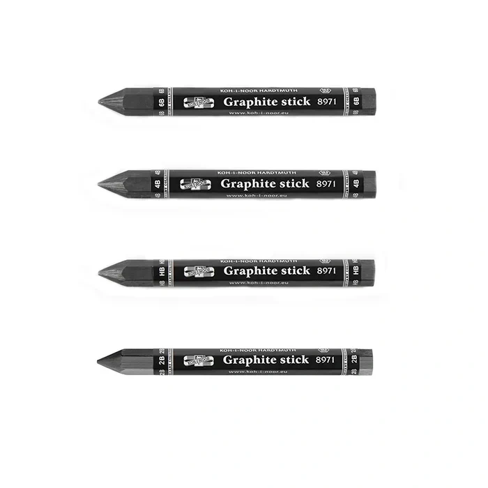 Koh-i-noor Graphite Stick Jumbo Woodless Grafit Kalemi 8971
