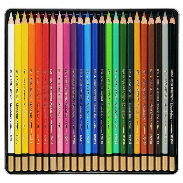 Koh-i-Noor Mondeluz Aquarell Sulu Boya Kalem Seti 24lü 3724