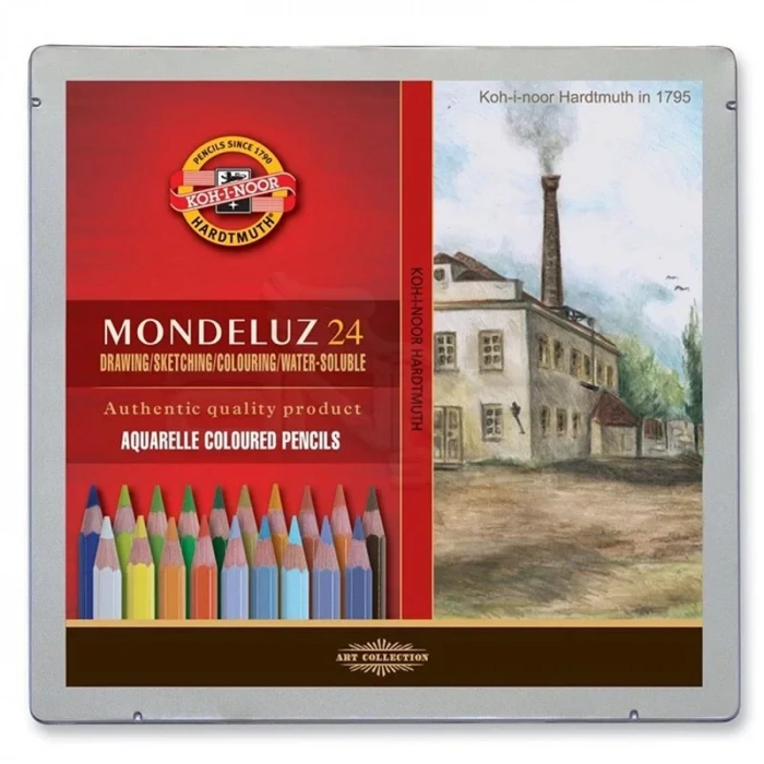 Koh-i-noor Mondeluz Aquarell Sulu Boya Kalem Seti 24lü Landscape
