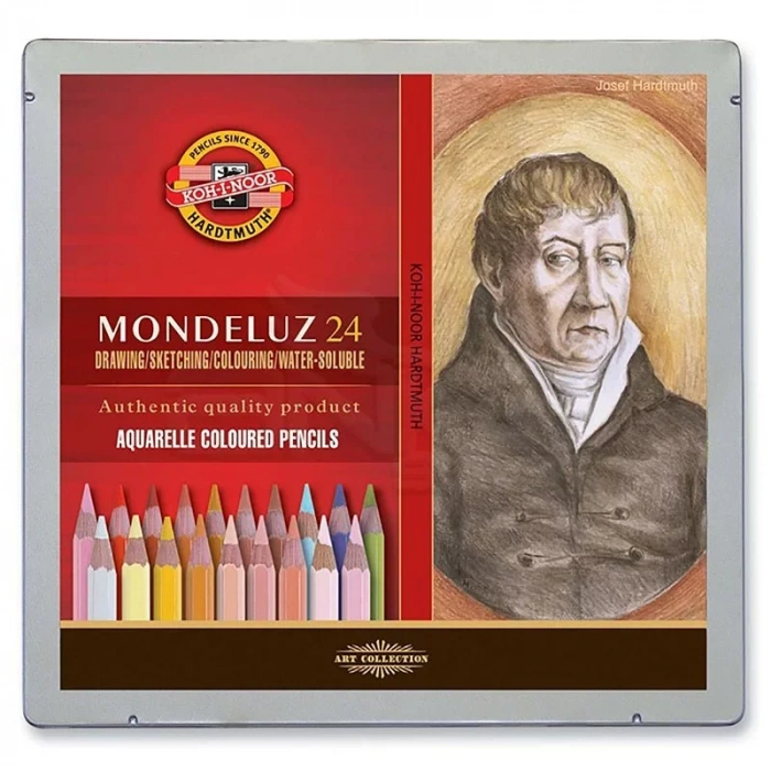 Koh-i-noor Mondeluz Aquarell Sulu Boya Kalem Seti 24lü Portrait 3724