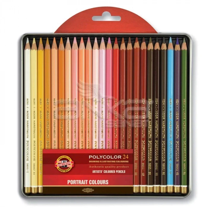 Koh-i-noor Mondeluz Aquarell Sulu Boya Kalem Seti 24lü Portrait 3724