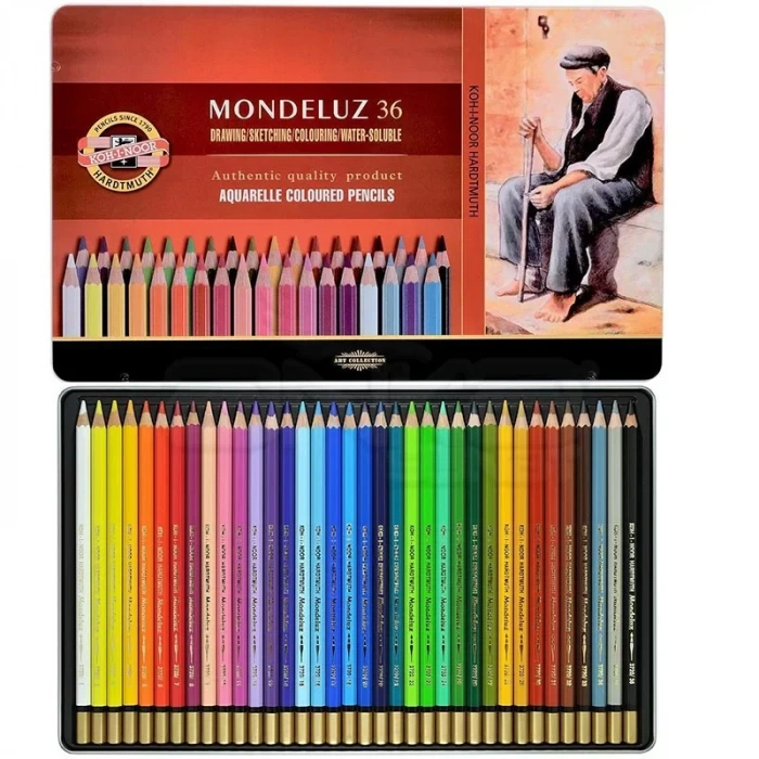 Koh-i-noor Mondeluz Aquarell Sulu Boya Kalem Seti 36lı 3725