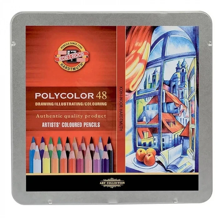 Koh-i-noor Polycolor Kuru Boya Kalemi 48li Set