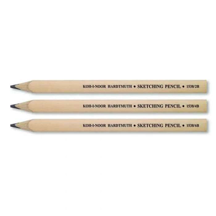 Koh-i-noor Sketching Pencil Yassı Uçlu Geniş Çizim Kalemi - 1538