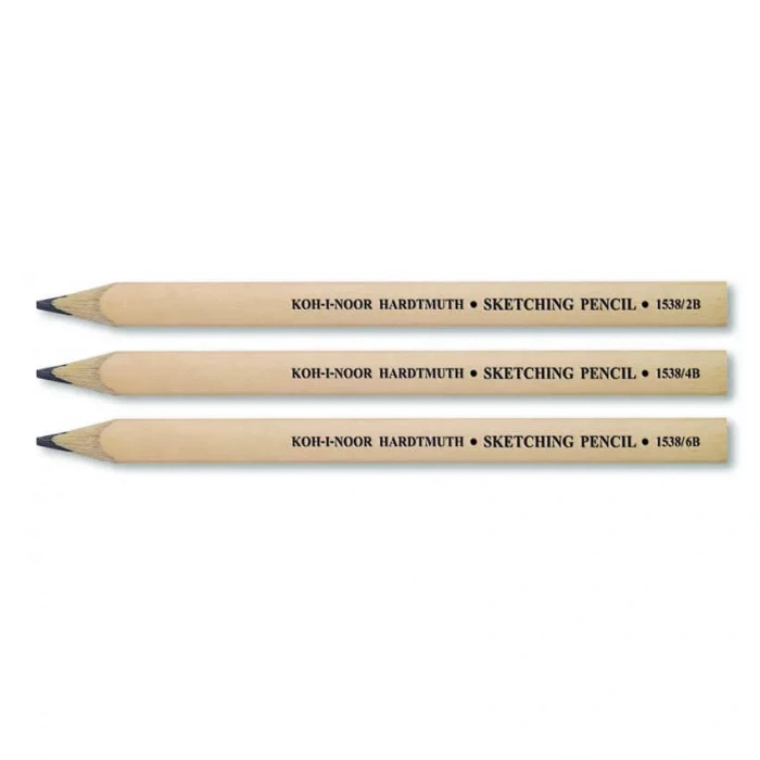 Koh-i-noor Sketching Pencil Yassı Uçlu Geniş Çizim Kalemi - 1538