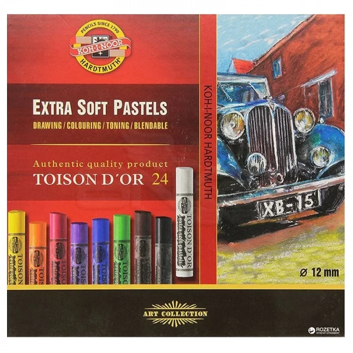 Koh-i-noor Toison Dor Extra Soft Pastel 24lü (8554)
