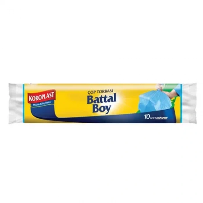 Koroplast Battal Boy Çöp Torbası 72x95 Cm (10 Lu Paket)
