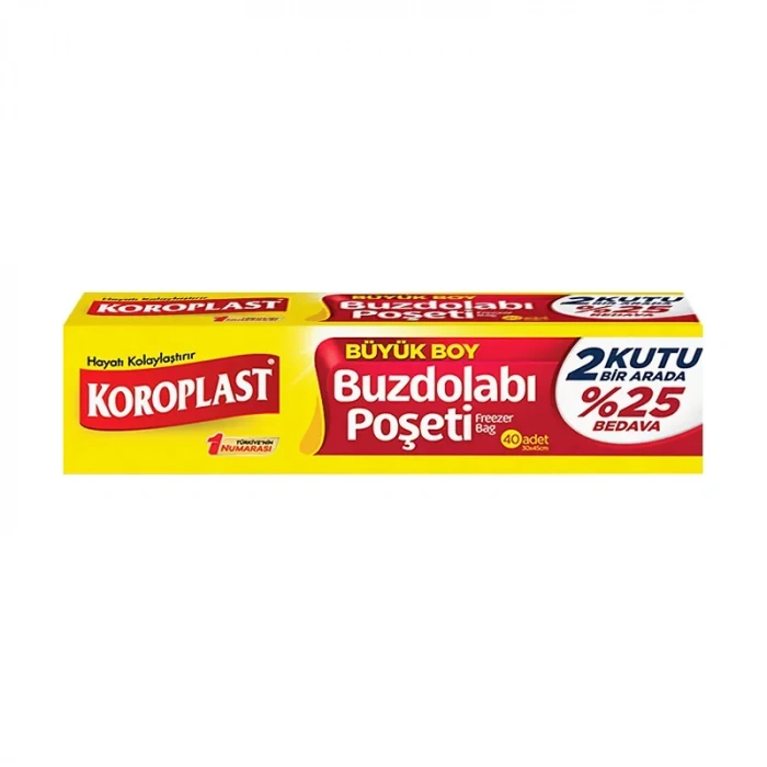 Koroplast Büyük Boy Buzdolabı Poşeti 30x45