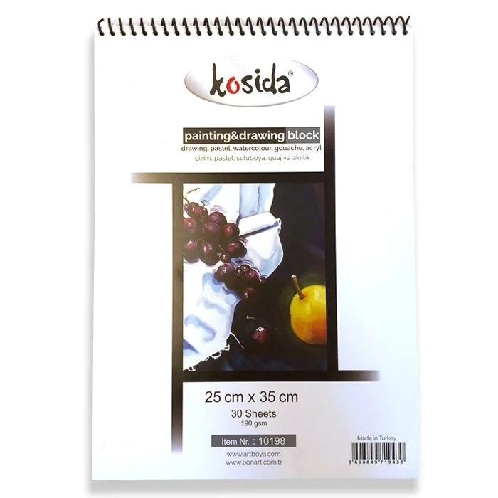 Kosida Painting & Drawing Resim Defteri 35x50 190 gr. 30 yp. (KHM-10-191)