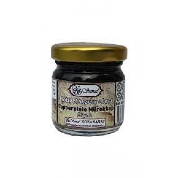 Koza Sanat Copperplate Mürekkebi 40ml Siyah