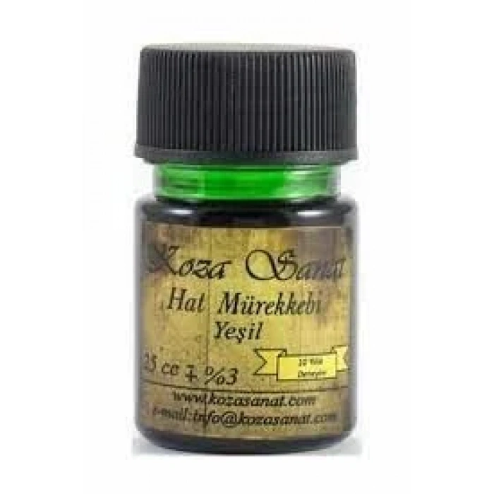 Koza Sanat Hat Mürekkebi 25cc Yeşil