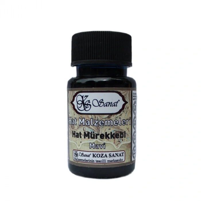 Koza Sanat Hat Mürekkebi 50cc Mavi