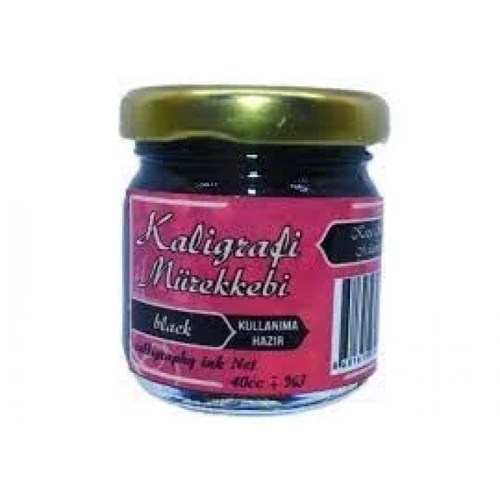Koza Sanat Kaligrafi Mürekkebi 40ml Siyah