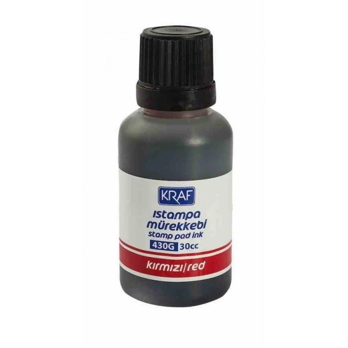 Kraf 430G Istampa Mürekkebi 30cc Kırmızı