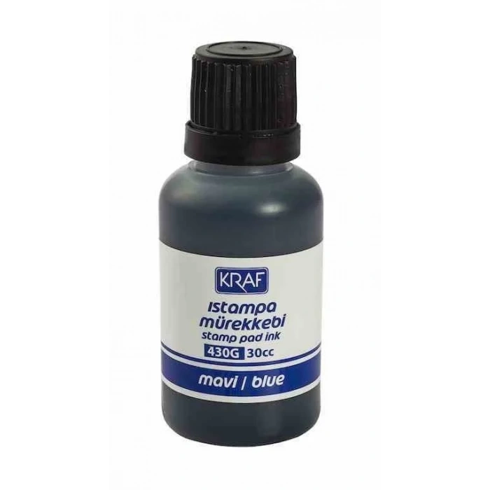 Kraf 430G Istampa Mürekkebi 30cc Mavi