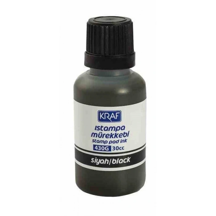 Kraf 430G Istampa Mürekkebi 30cc Siyah