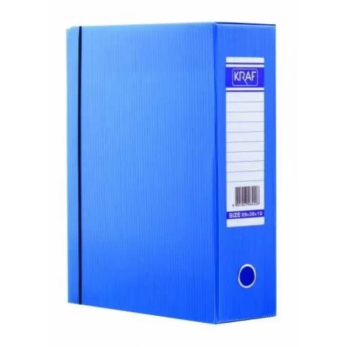 Kraf 890G Özel Battal Geniş Lastikli Arşiv Kutusu (29x40x9cm)