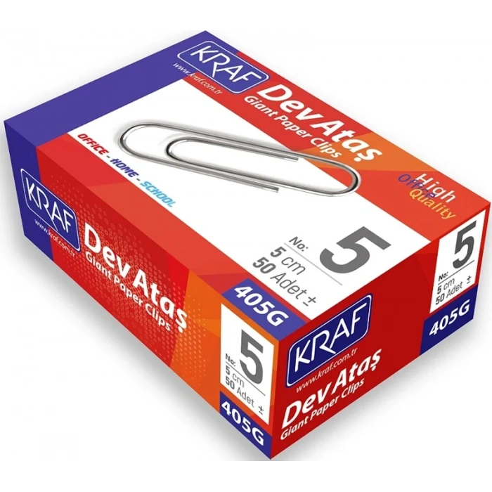 Kraf Ataş No:5 50 mm. 50 Adet