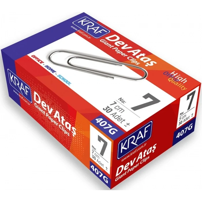 Kraf Ataş No:7 70 mm. 30 Adet