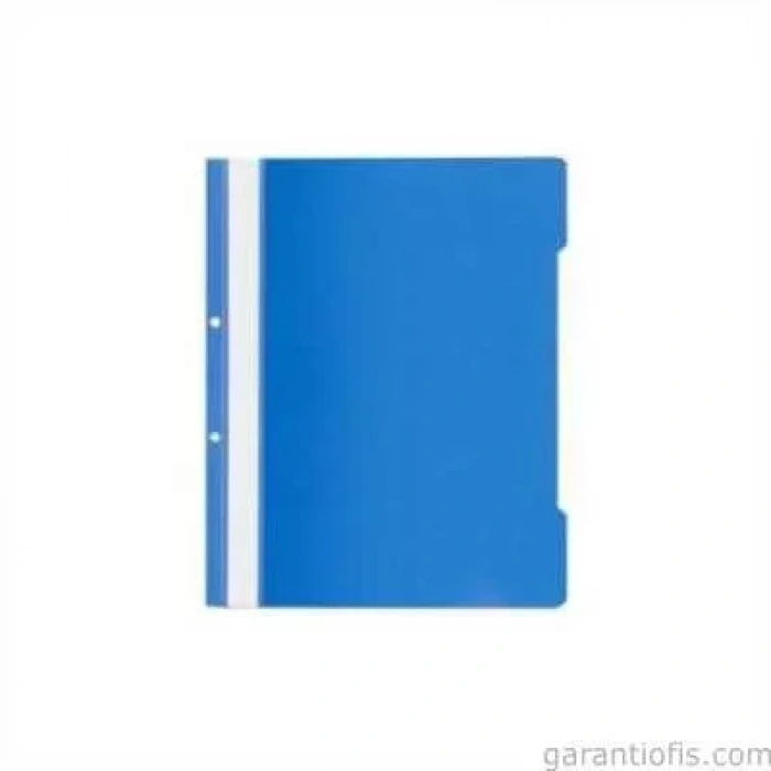 Kraf Eko Plastik Telli Dosya 50 Li Paket (mavi)