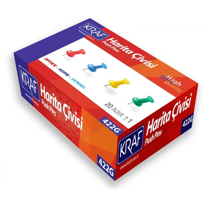 Kraf Harita Çivisi 20li Paket