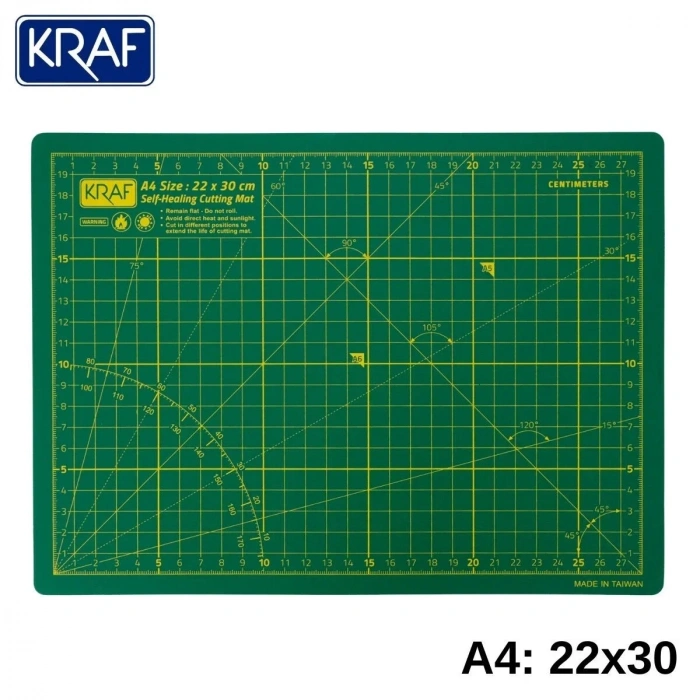 Kraf Kesim Matı Çift Taraflı 3mm A4 30x22cm 3004G