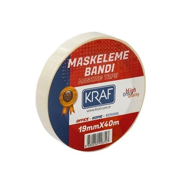 Kraf Maskeleme Bandı 19mmx40m 4019G