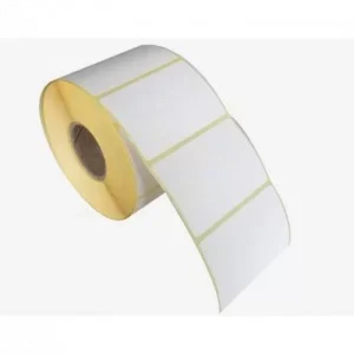 Kuşe Barkod Etiketi 40x60 Tekli 1000 ´ Lik