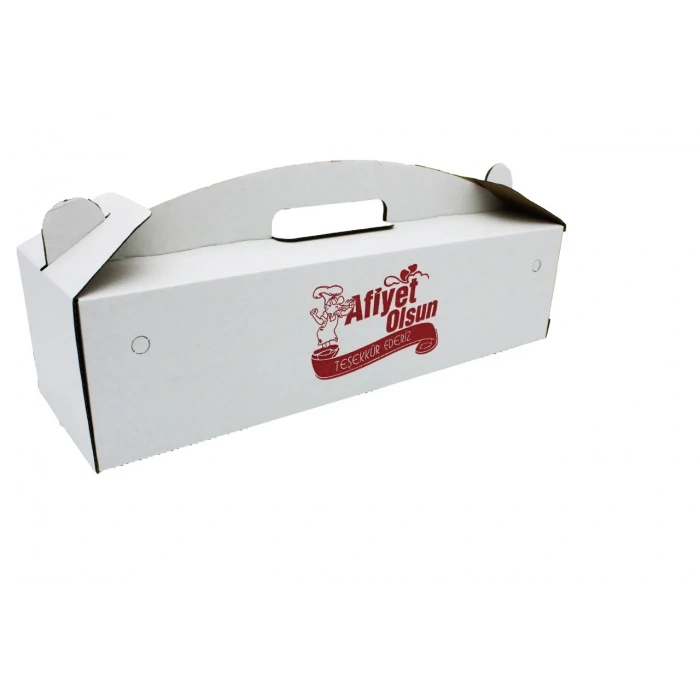 Kutu Lahmacun Saplı Büyük Beyaz 70x75,5 Cm 50
