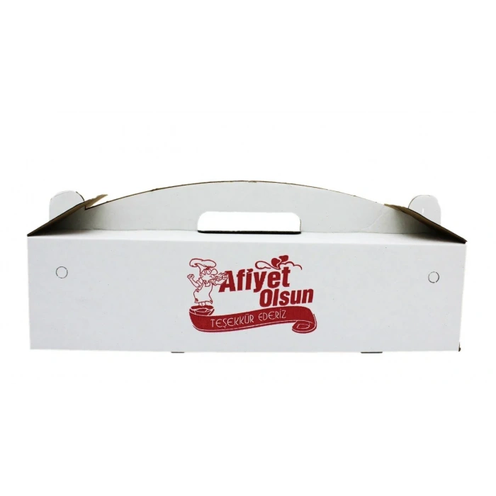 Kutu Lahmacun Saplı Küçük Beyaz 53x73 Cm 50 Adetli