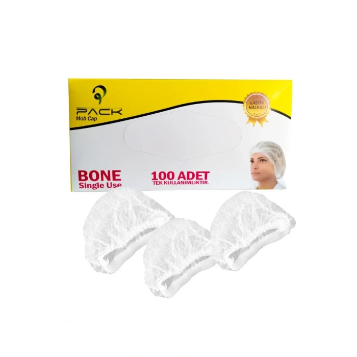 Kutulu BONE Tek Kullanımlık Lastik Halkalı 100 Adet